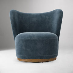 Aekix Swivel Chair - Wooden bazar