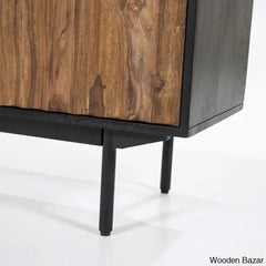 Greesham Sophistication Redefined Solid Wood Storage Cabinet - Wooden Bazar
