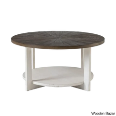 Gunnisoni Cross Legs Coffee And Center Table With Storage