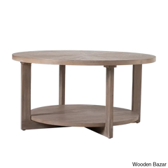 Gunnisoni Cross Legs Coffee And Center Table With Storage