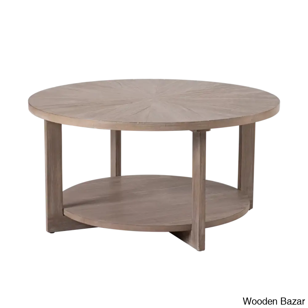 Gunnisoni Cross Legs Coffee And Center Table With Storage