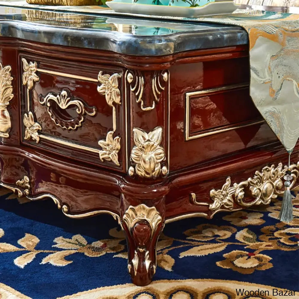 Gwe European Neoclassical Coffee And Center Table