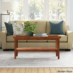 Gweny Coffee And Center Table Cherry
