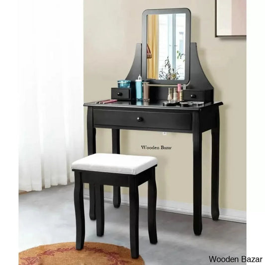 Hadlow Vanity Dressing Table With Mirror And Stool