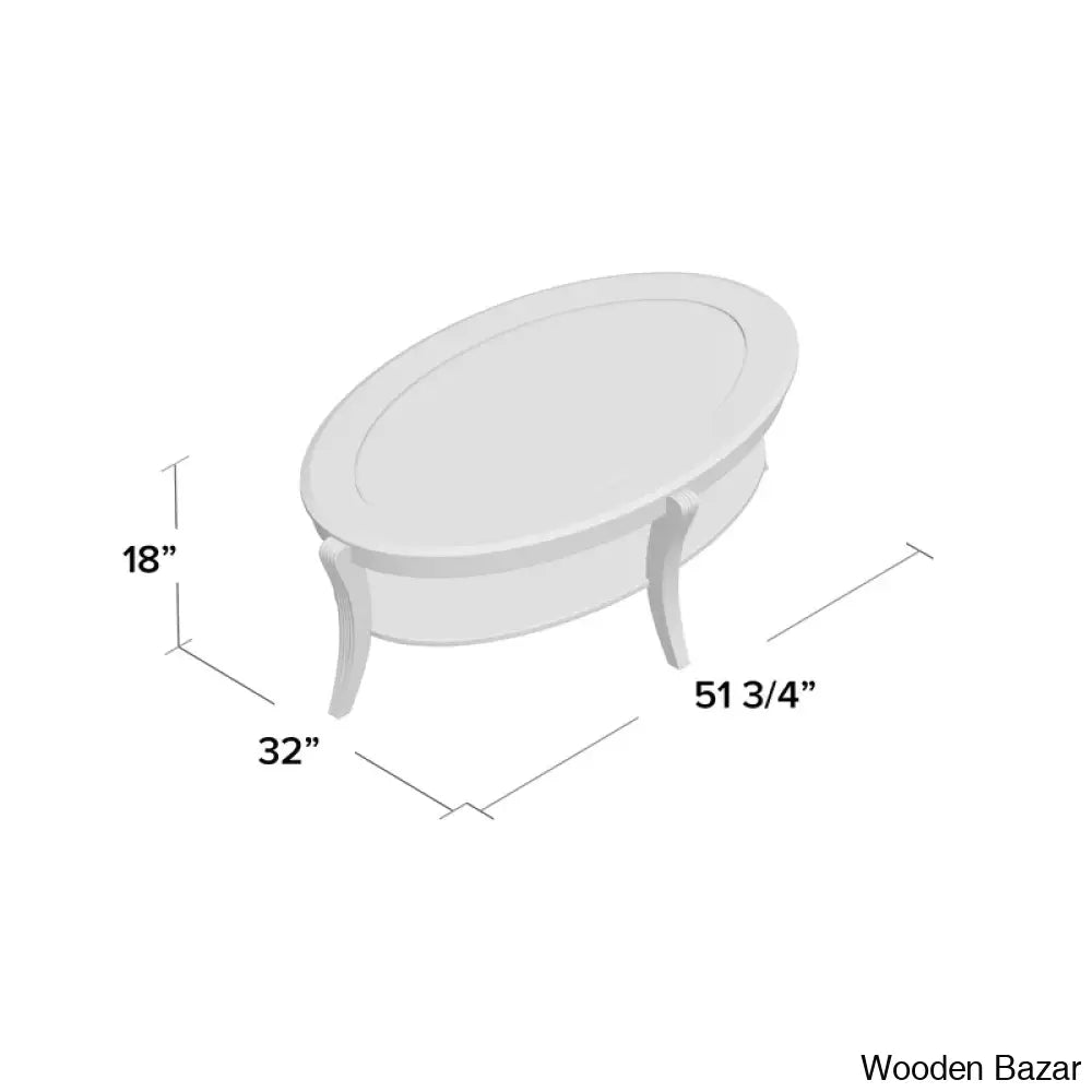 Hagans Glass Top Coffee And Center Table