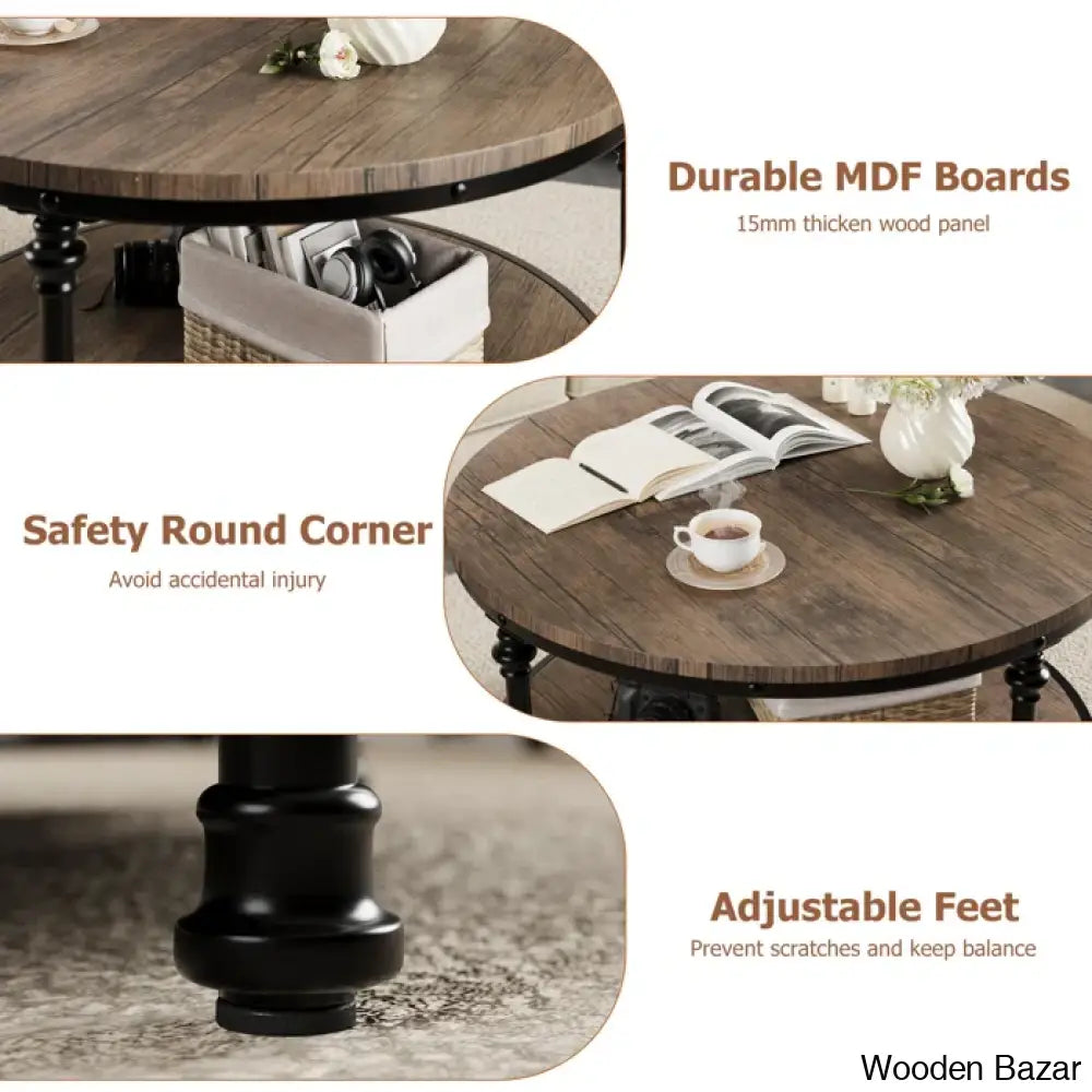 Hajerah Coffee And Center Table