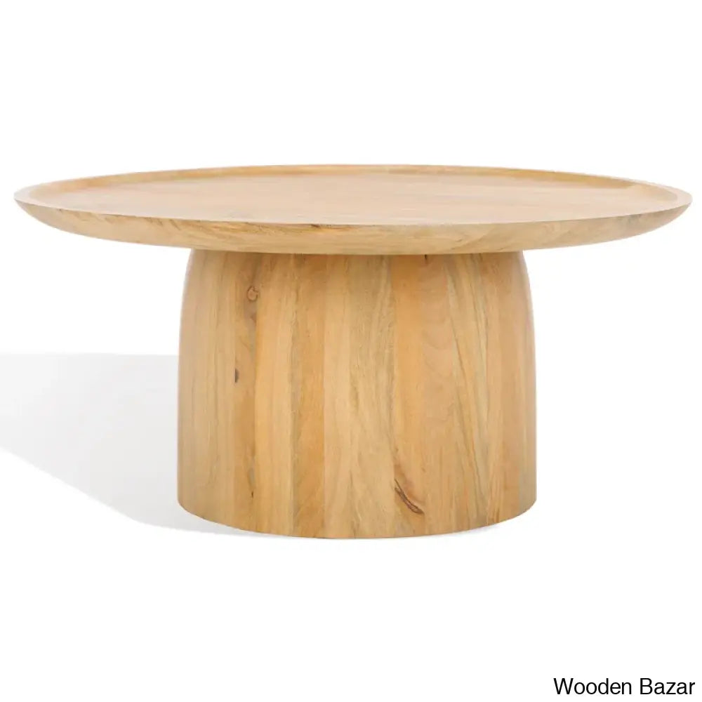 Haley Solid Wood Coffee Table And Center Table