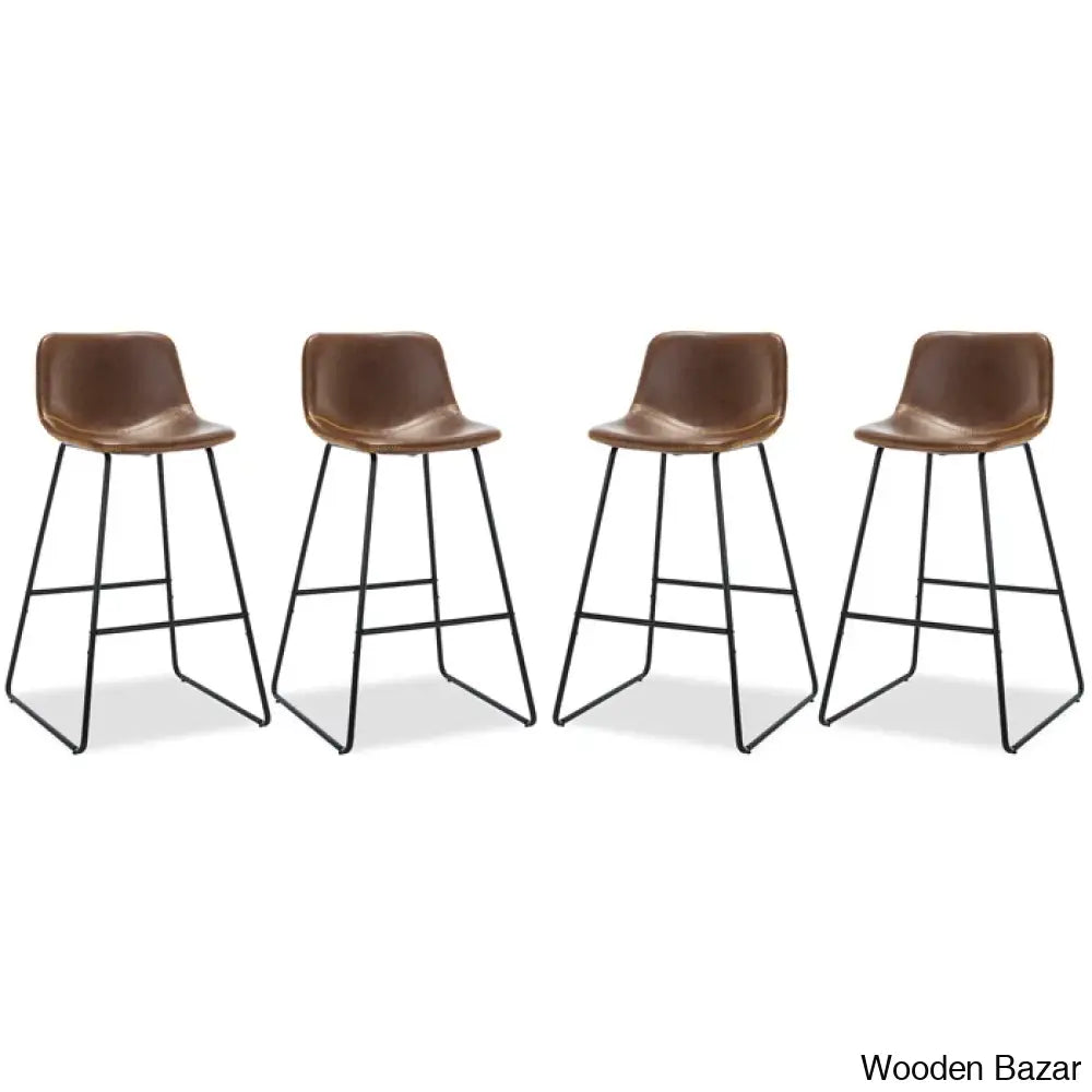 Hambrooko Swivel Bar & Counter Stool (Set Of 4)