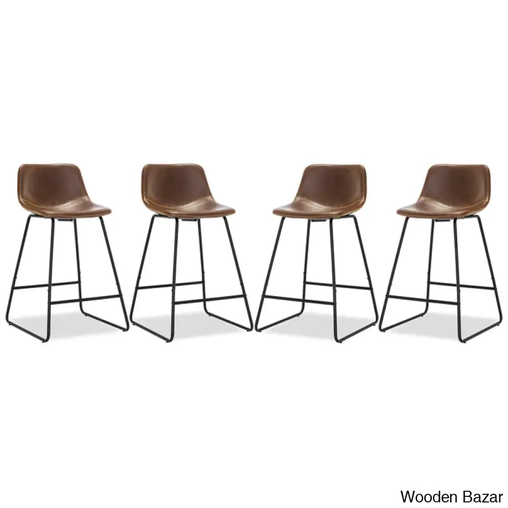 Hambrooko Swivel Bar & Counter Stool (Set Of 4)