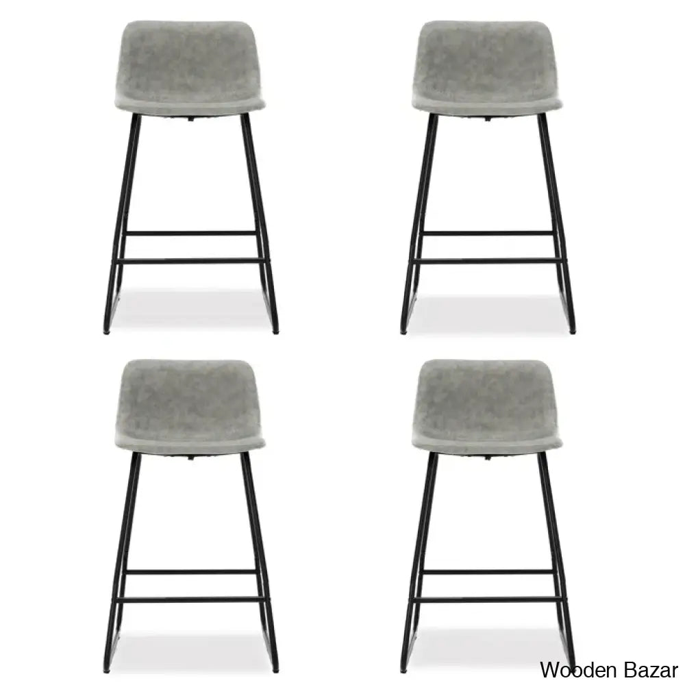 Hambrooko Swivel Bar & Counter Stool (Set Of 4)