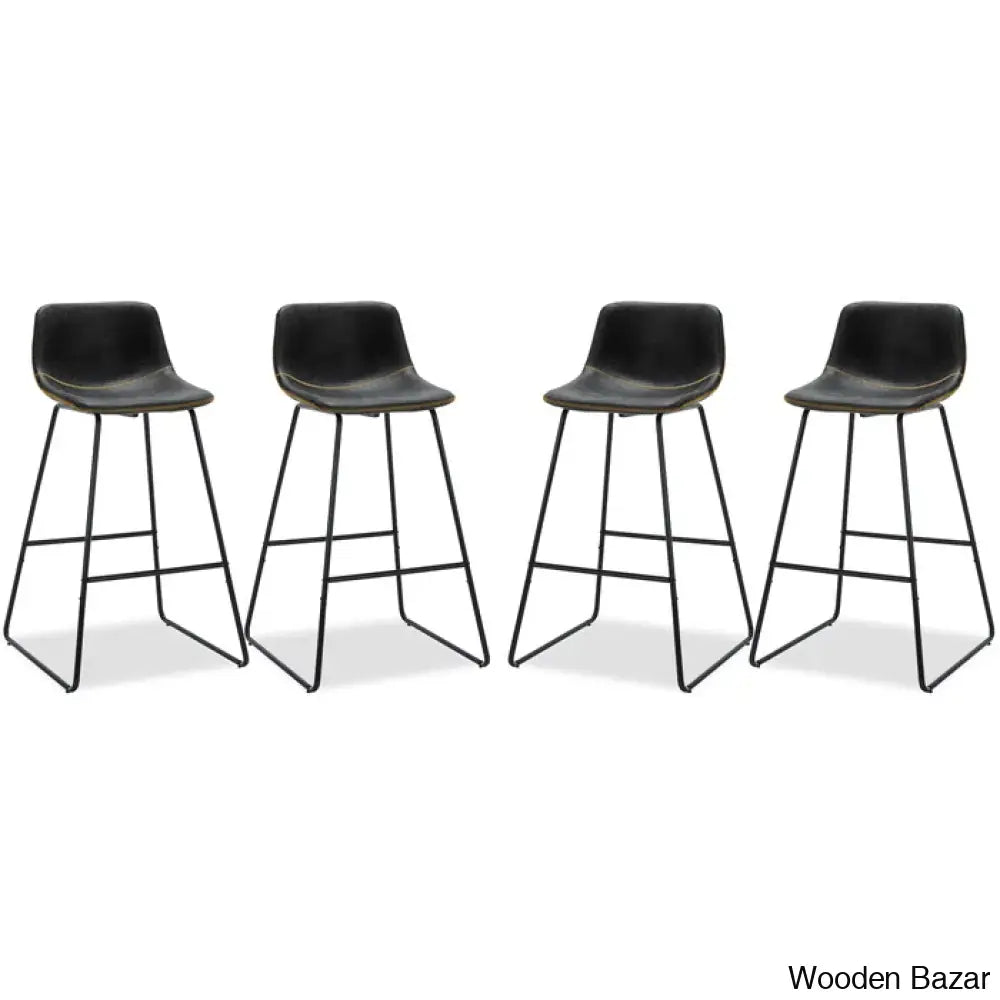 Hambrooko Swivel Bar & Counter Stool (Set Of 4)