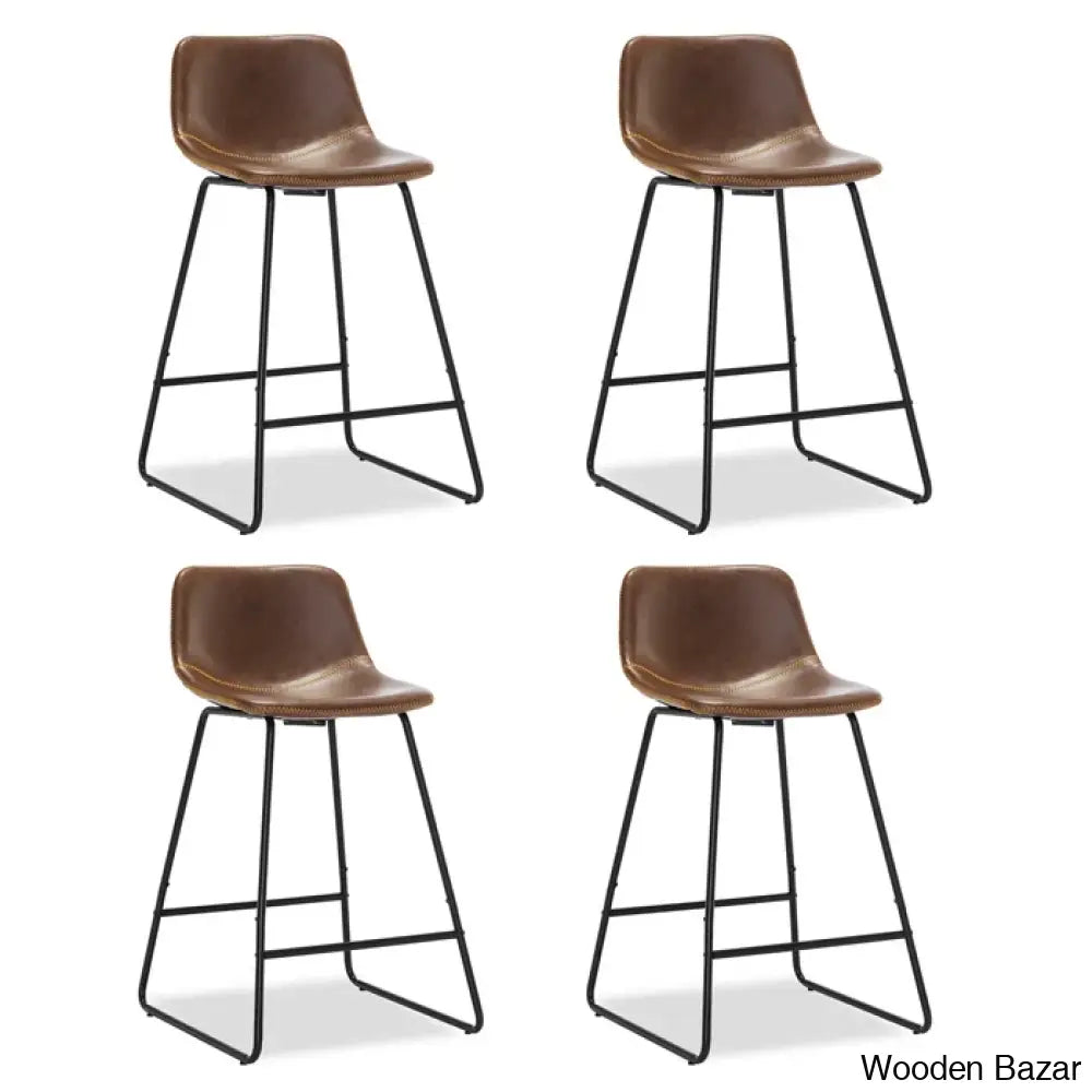 Hambrooko Swivel Bar & Counter Stool (Set Of 4)