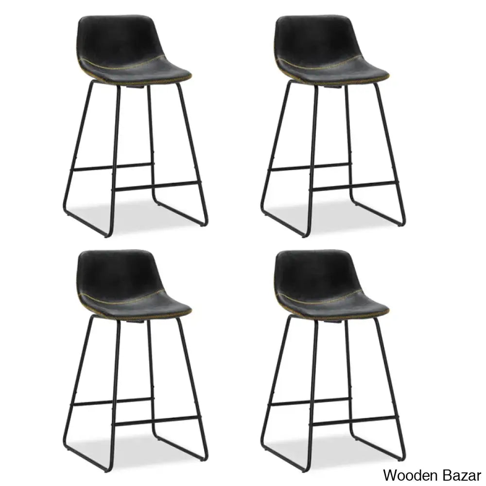 Hambrooko Swivel Bar & Counter Stool (Set Of 4)