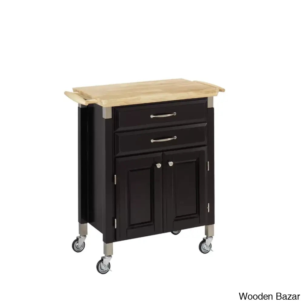 Hamilton Wood Kitchen Cart Trolley Cart Cabinet Kitchen Island With Storage