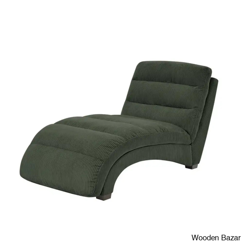 Hamingo New Upholstered Chaise Lounge - Wooden Bazar