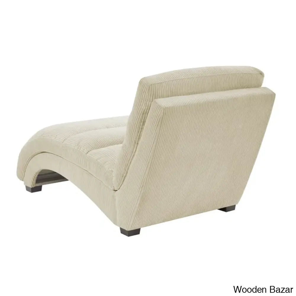 Hamingo New Upholstered Chaise Lounge - Wooden Bazar