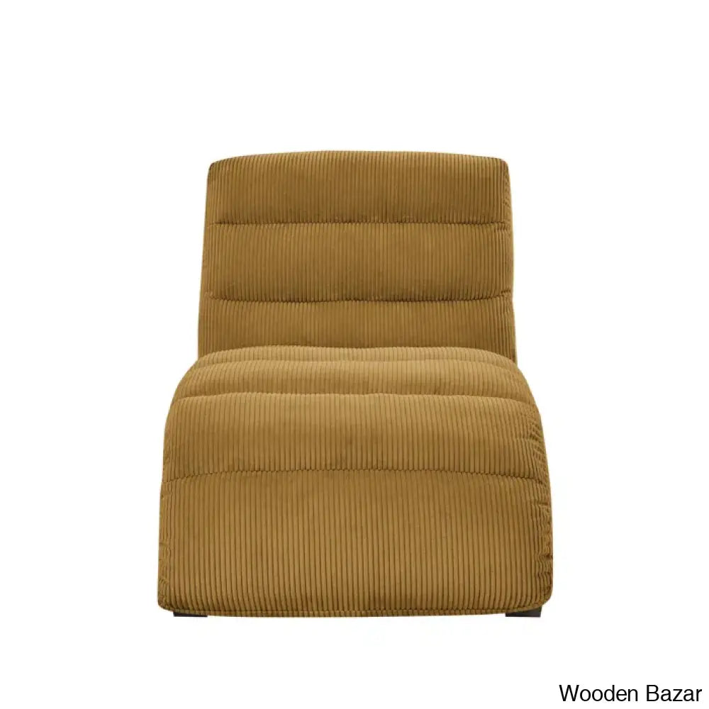 Hamingo New Upholstered Chaise Lounge - Wooden Bazar