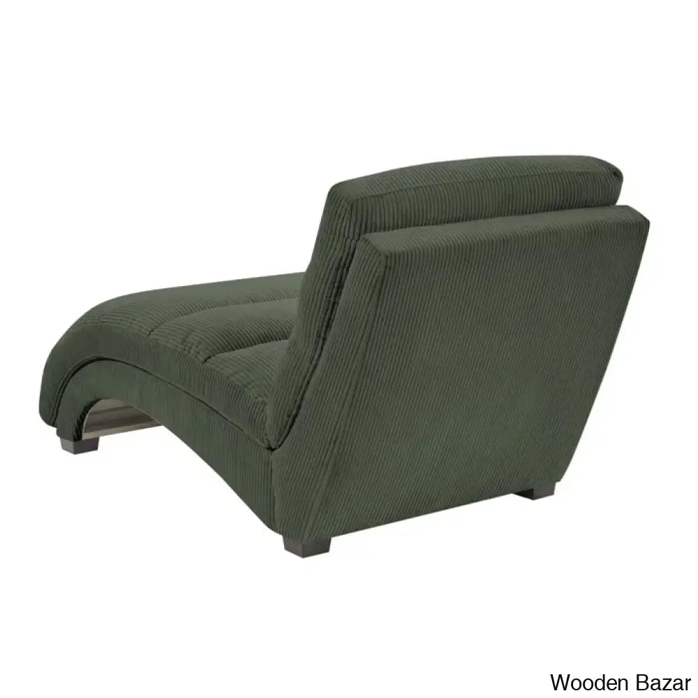 Hamingo New Upholstered Chaise Lounge - Wooden Bazar