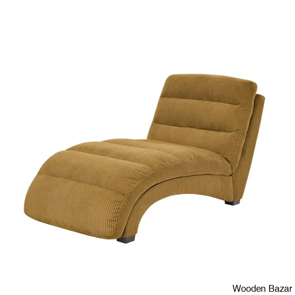 Hamingo New Upholstered Chaise Lounge - Wooden Bazar