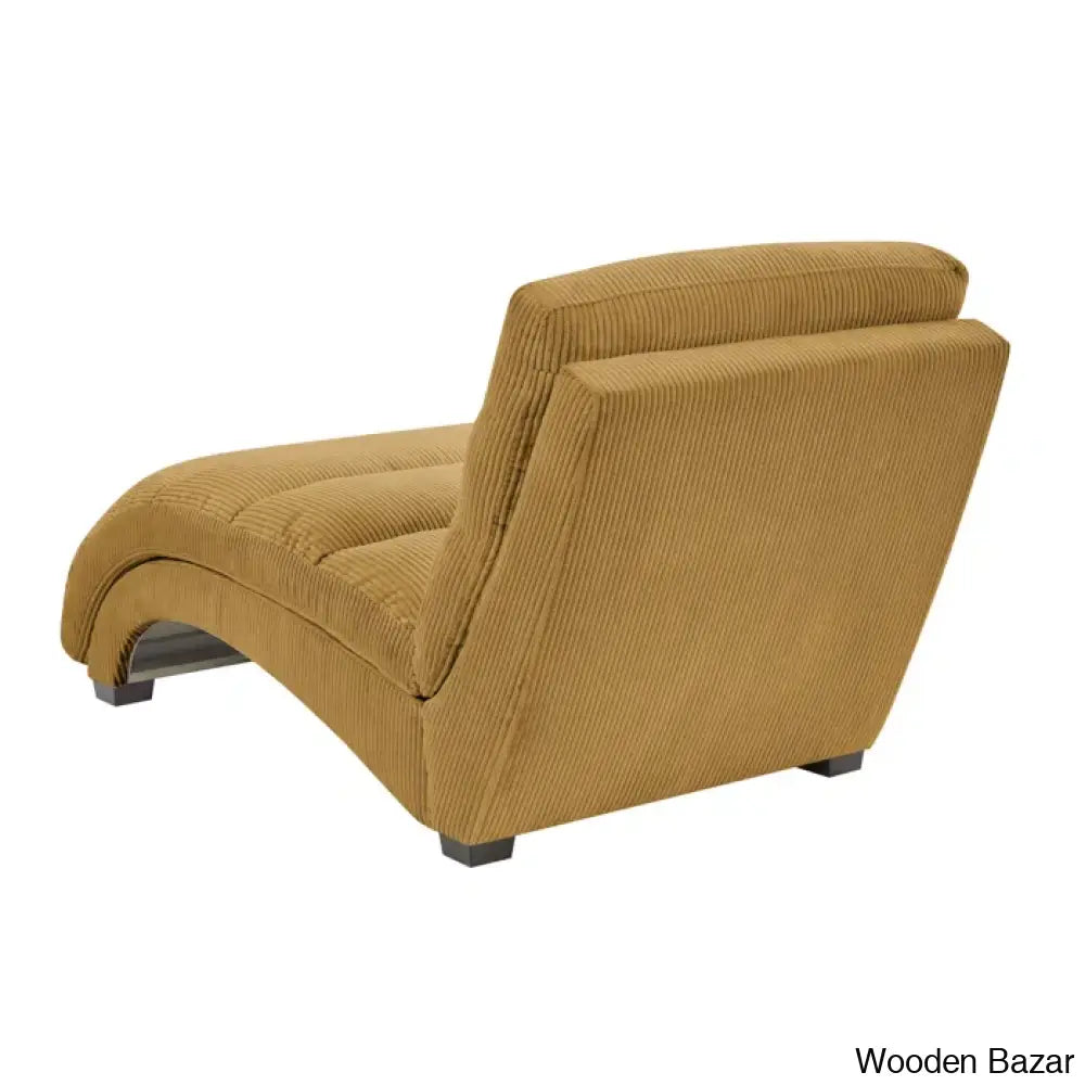 Hamingo New Upholstered Chaise Lounge - Wooden Bazar