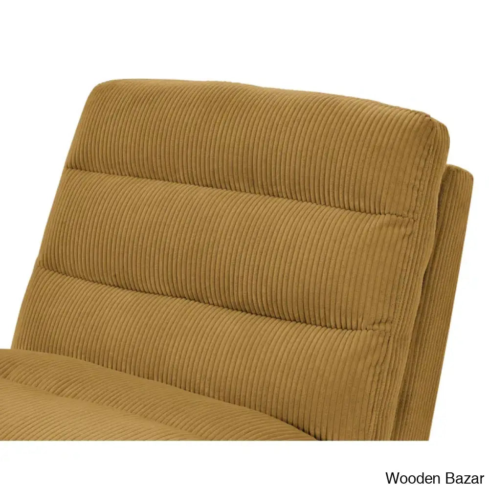 Hamingo New Upholstered Chaise Lounge - Wooden Bazar
