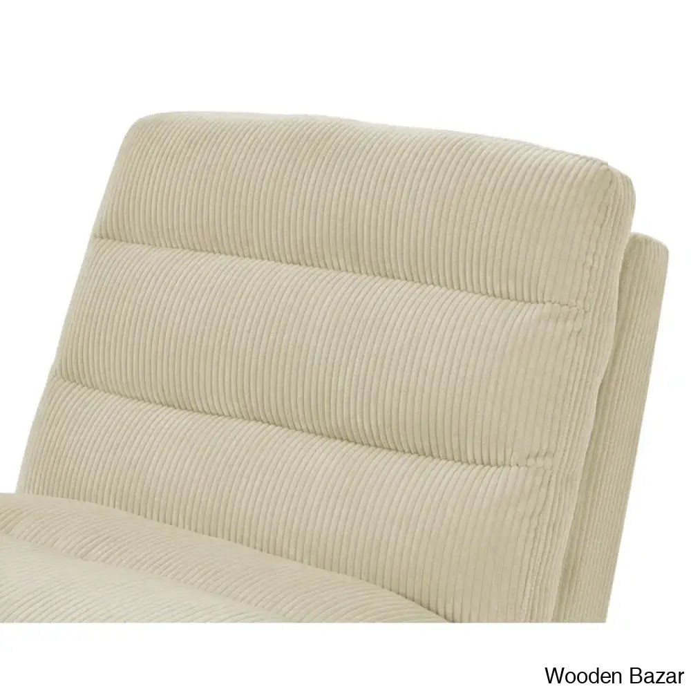 Hamingo New Upholstered Chaise Lounge - Wooden Bazar
