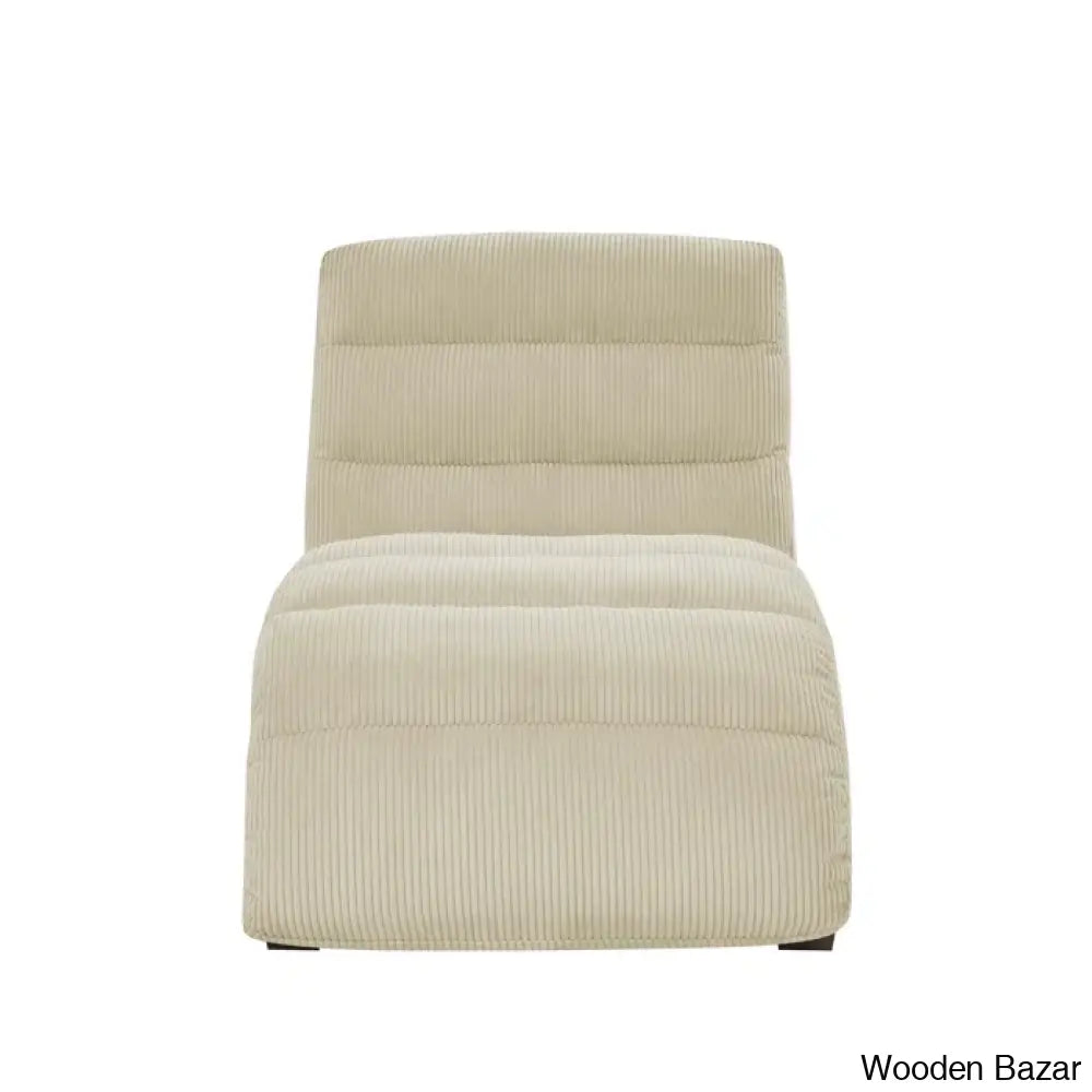 Hamingo New Upholstered Chaise Lounge - Wooden Bazar