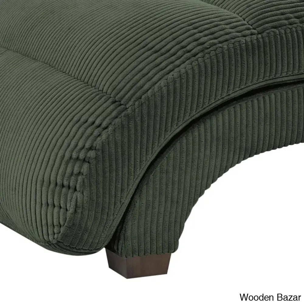 Hamingo New Upholstered Chaise Lounge - Wooden Bazar
