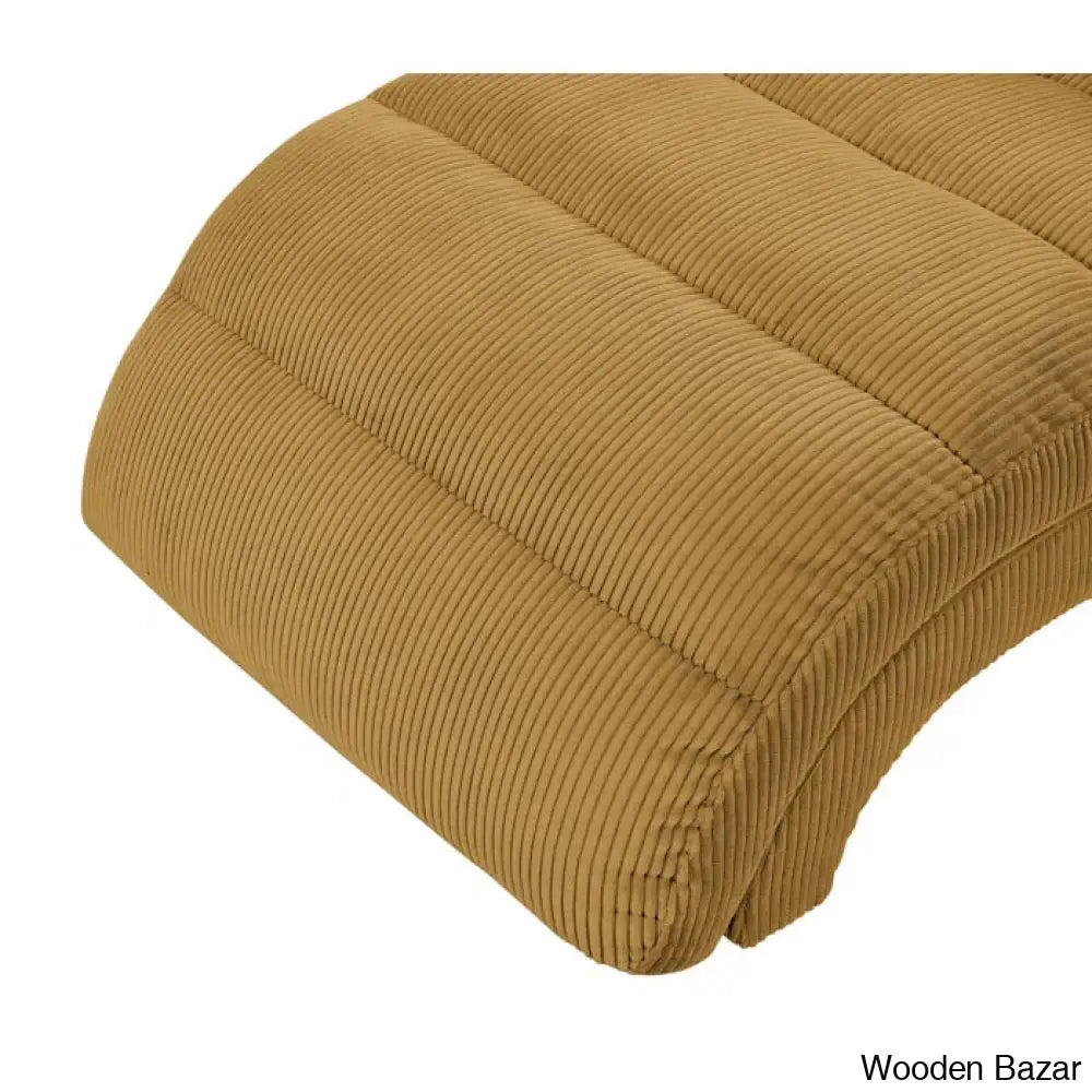 Hamingo New Upholstered Chaise Lounge - Wooden Bazar