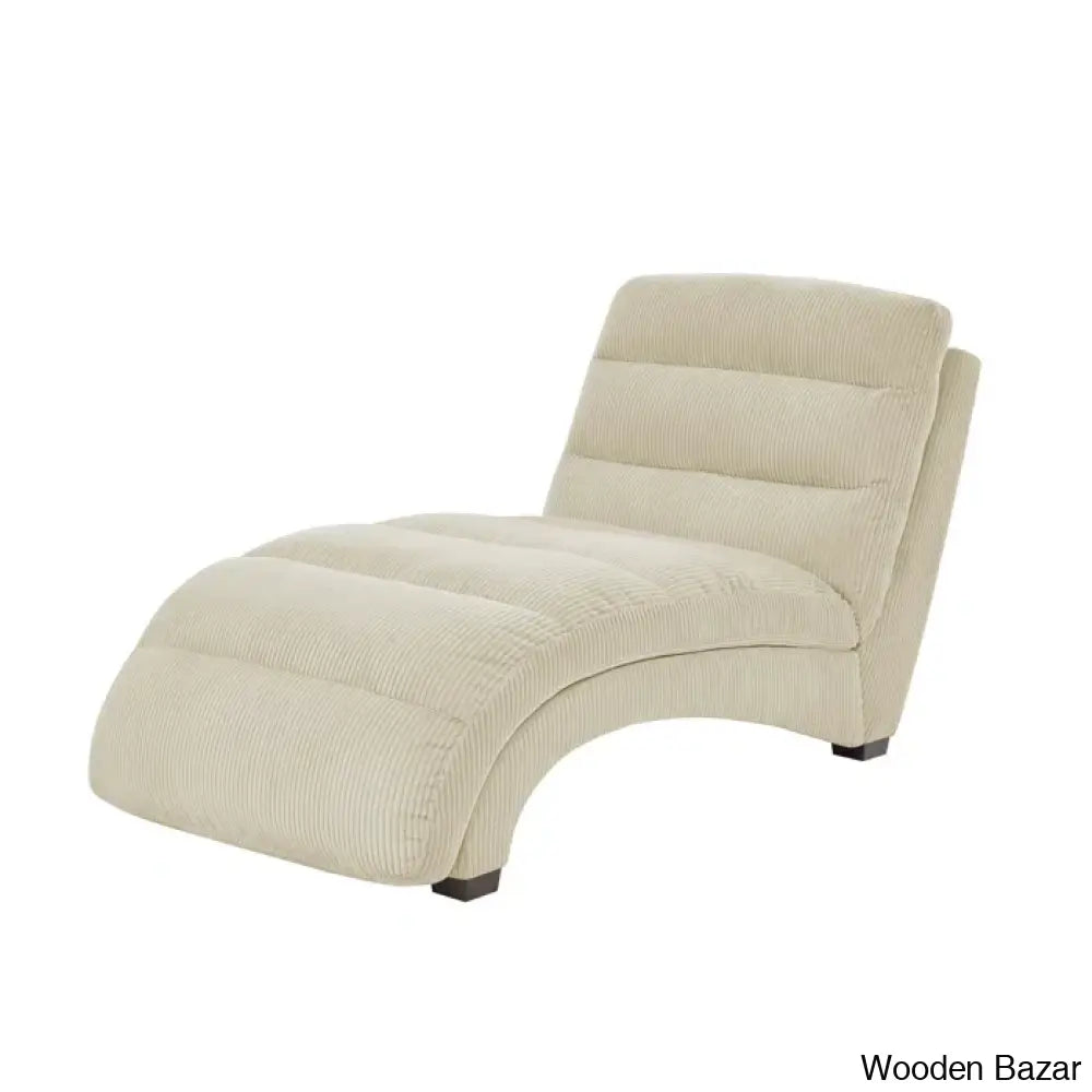 Hamingo New Upholstered Chaise Lounge - Wooden Bazar