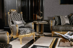 Luxury Sofa Set With Center Table-3