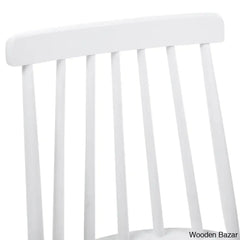 Hanic 24’’ Wide Swivel Square Seat Sleek Solid Wood Slat High Back Counter And Height Bar Stool