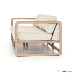 Harper Outdoor Sofa In Solid Wood With Blend Of Functional Elegance And Timeless Design