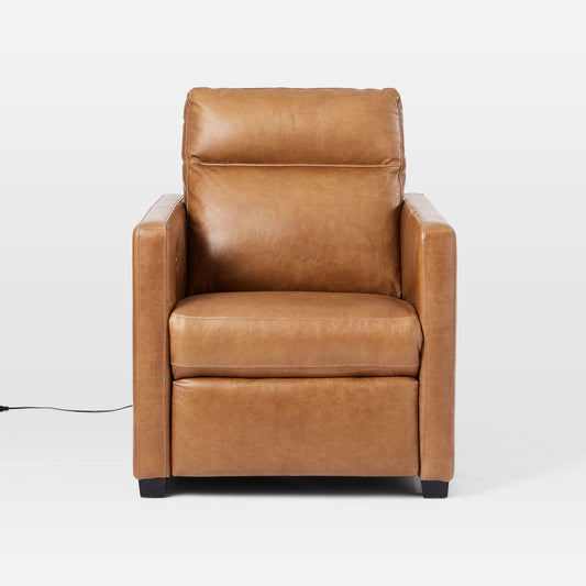 Kelink Leather Power Recliner - Wooden bazar