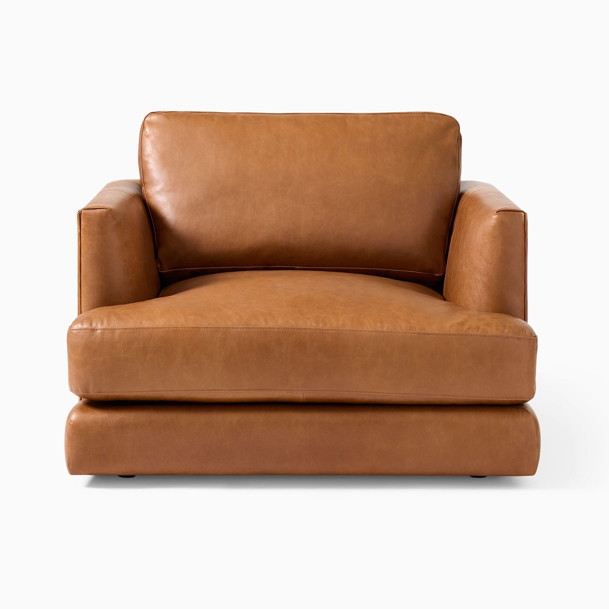 Leather Chair and a Half - Wooden bazar