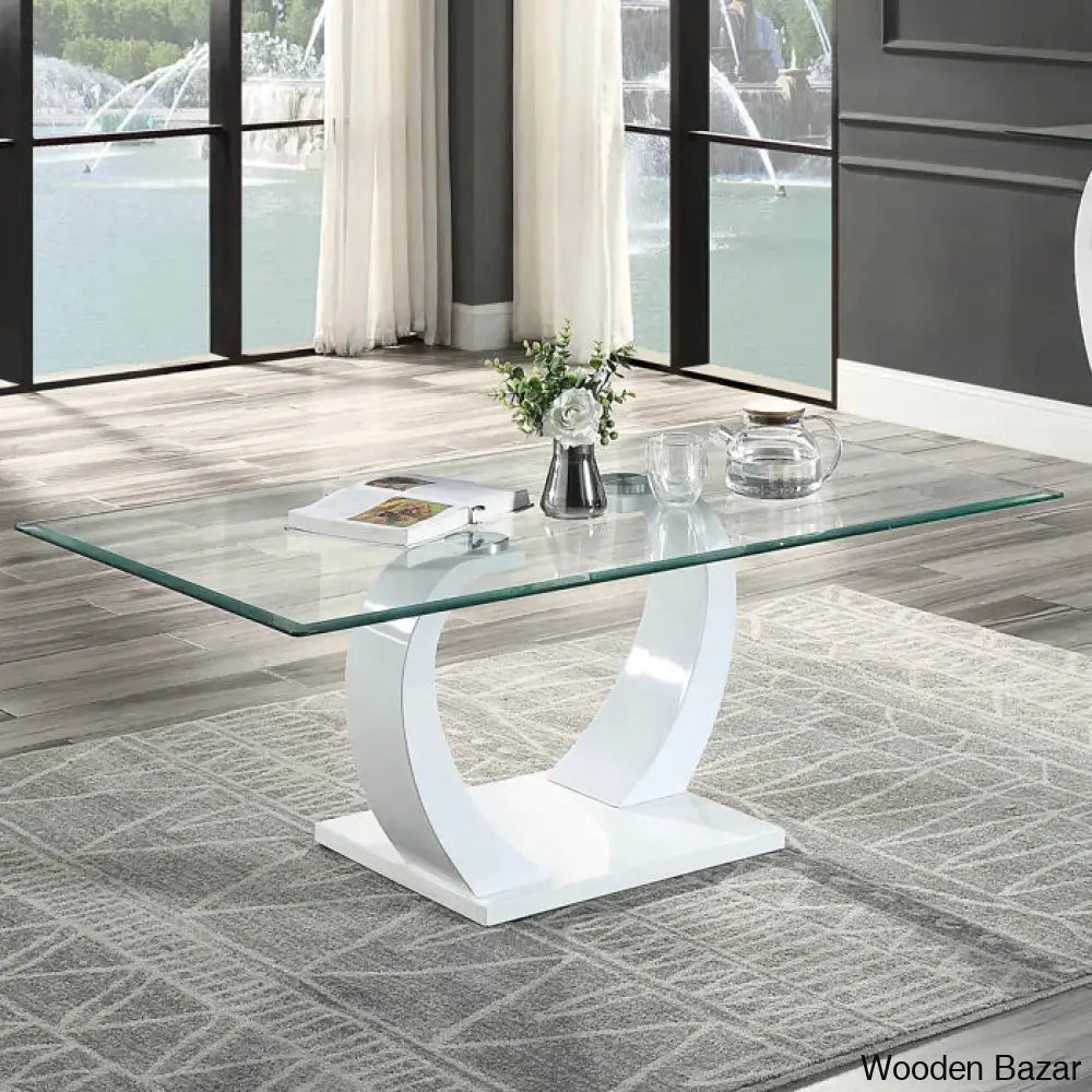 Hawanyas Glass Top Coffee And Center Table