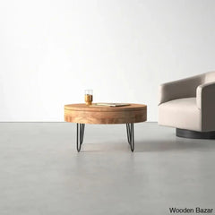 Heaton Solid Wood Coffee Table With Storage And Center Table