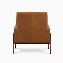 KelBox Leather Chair - Wooden bazar