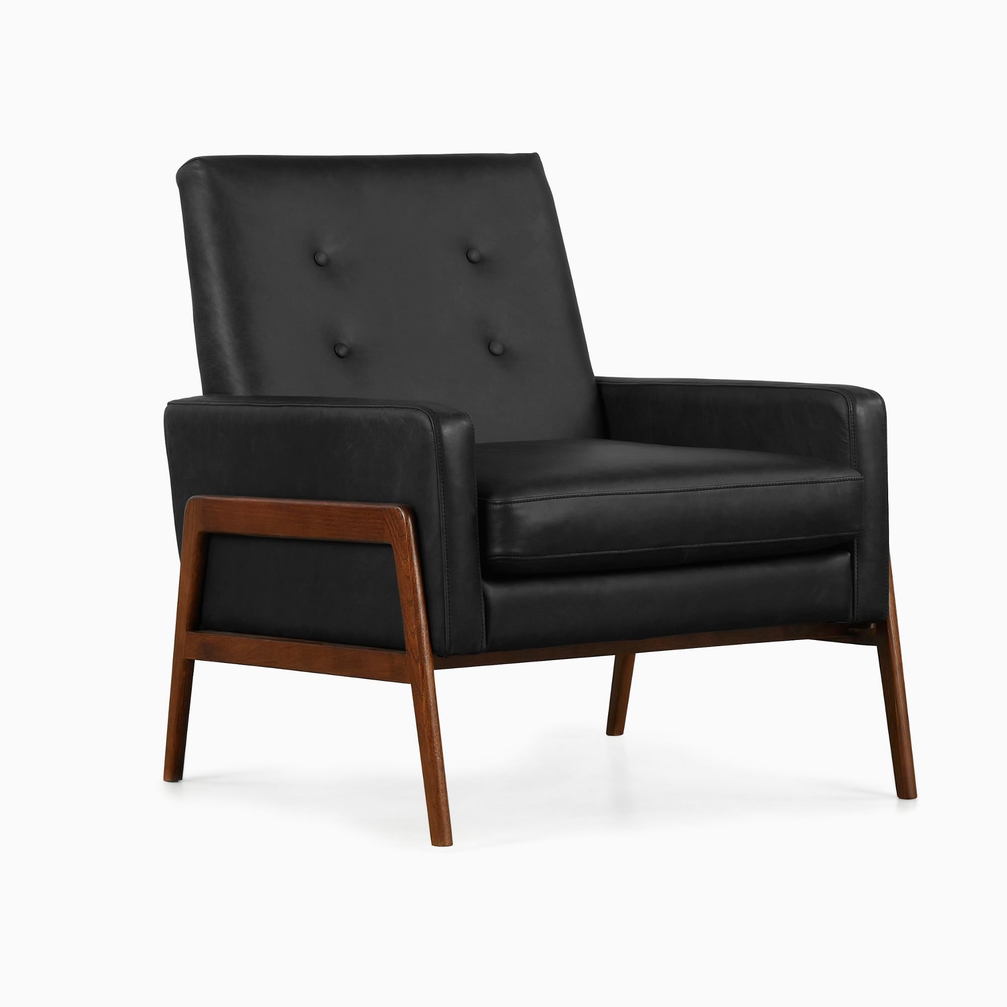 KelBox Leather Chair - Wooden bazar