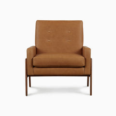 KelBox Leather Chair - Wooden bazar