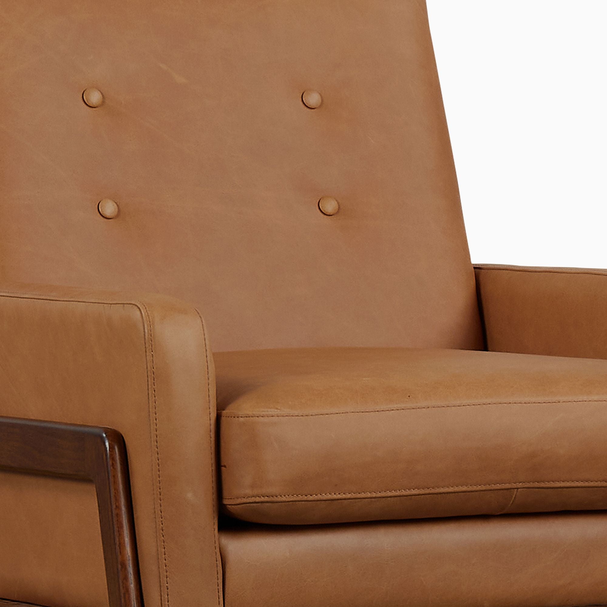 KelBox Leather Chair - Wooden bazar