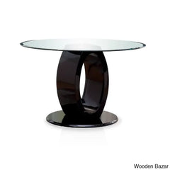 Herry New 4 Seater Pedestal Dining Table Set - Wooden Bazar
