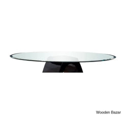 Herry New 4 Seater Pedestal Dining Table Set - Wooden Bazar