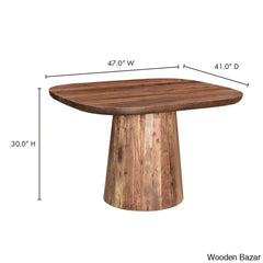 Hettie Dining Table Stylishly Crafted In Solid Wood