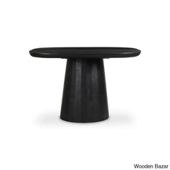 Hettie Dining Table Stylishly Crafted In Solid Wood Black