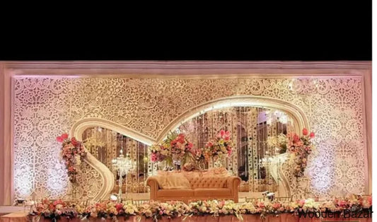 Heynar Interactive Fiberglass Wedding Backdrops - Wooden Bazar
