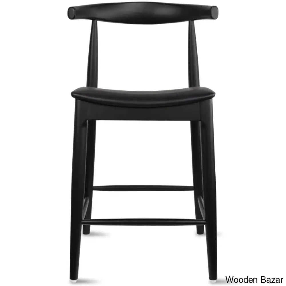 Hialmaro Swivel Counter And Bar Height Stool Farmhouse Open Back Padded Cushion Wood Kitchen Chairs