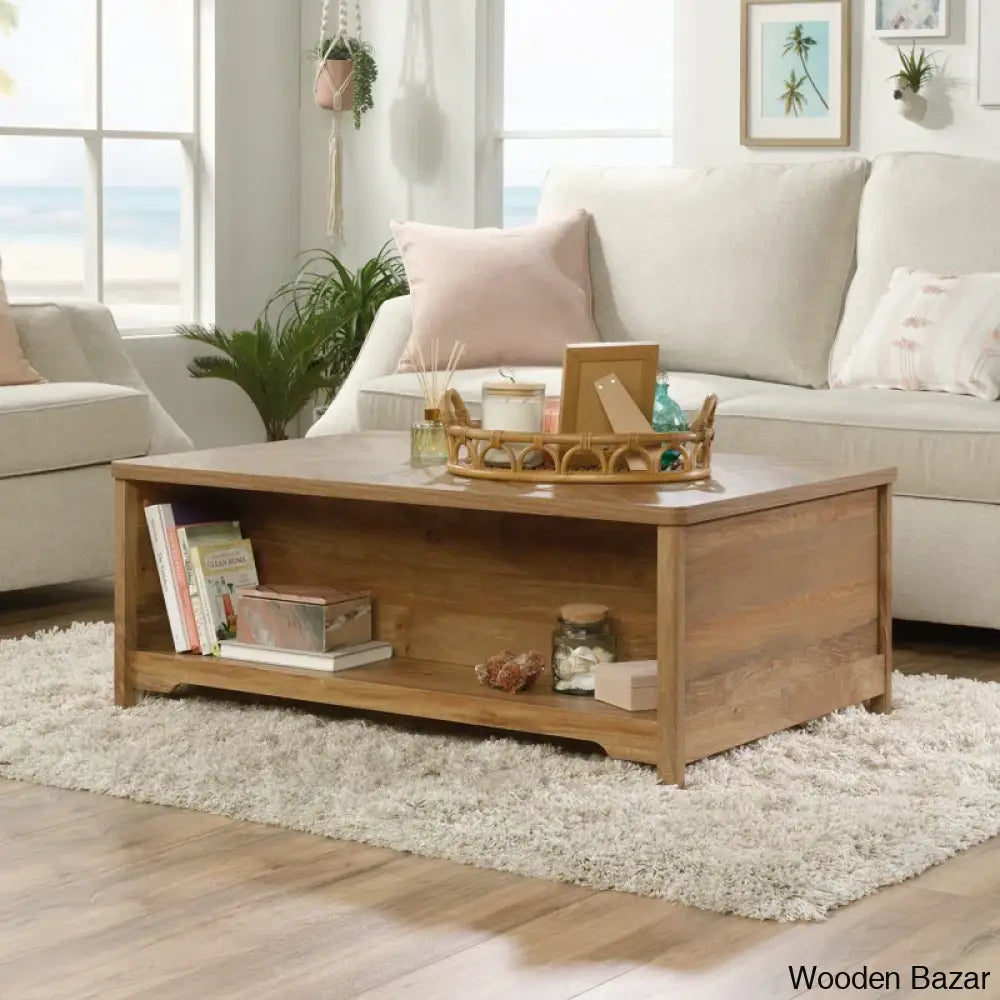 Holen Latest Coffee And Center Table - Wooden Bazar