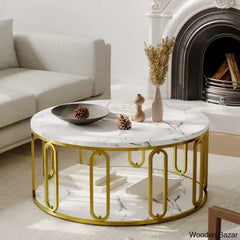 Hollandio Single Coffee And Center Table With 100% Original Marble