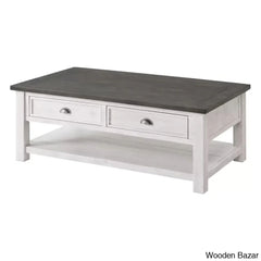 Hollimanin Solid Wood Coffee And Center Table